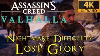 AC Valhalla  Lost Glory  Nightmare Aesir difficulty playthrough [upl. by Aserat]