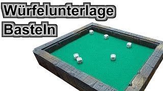 Lets craft  65 Bastel Tutorial Würfelunterlage für Warhammer Tabletop Rollen Gesellschafts Spiele [upl. by Ballman]