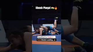 Vunesh Phogat secures anOlampucmedal🇮🇳🇮🇳🔥like💪🏻shortvideos [upl. by Anallese]