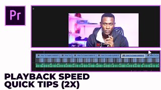 5 TIMELINE PLAYBACK SPEED Quick Tips  Adobe Premiere Pro Tutorial [upl. by Delora]