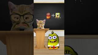 Banana Cat Class Oi Oi Oi Vs Handsome Squidward Meme School Mr Candle funny animation memes [upl. by Afra]