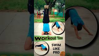 Swim stronger  Pushups and Headstand workout for Swimmers Swimlikepro [upl. by Entruoc374]