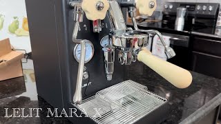 UNBOXING Lelit Mara X Heat Exchanger Espresso Machine  2024 [upl. by Etom]