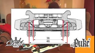 Marker Fixation ski Duke EPF [upl. by Lytle]