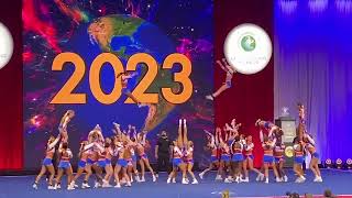 Stingrays Orange Day 1 Cheerleading Worlds 2023 [upl. by Rogerio398]