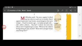 NCERT class 7 English The Invention of VitaWonk in malayalam [upl. by Johannah]