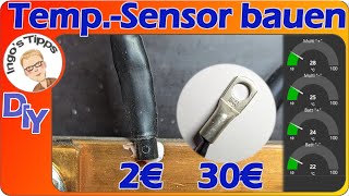 Victron Temperatursensoren für 2 € selber bauen Busbar Temperaturüberwachung  IngosTipps [upl. by Ynehteb]