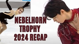 Nebelhorn Trophy 2024 RECAP Hana Yoshida Elyce LinGracey HaseVolodin and more [upl. by Animsay]