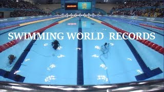 SWIMMING WORLD RECORDS 25 400m freestyle 33225 Yannick Agnel [upl. by England807]