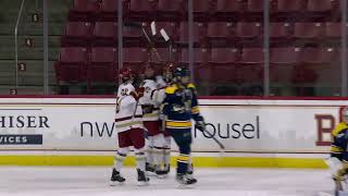 Womens Hockey Merrimack Highlights Oct 7 2022 [upl. by Eciral]