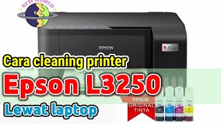 Cara cleaning printer epson l3250 lewat laptop [upl. by Aggy409]