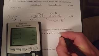 Convert a sequence to a series and write in Sigma notation 3 [upl. by Mont668]