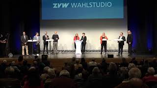 ZVWWahlstudio zur OBWahl in Schorndorf Podiumsdiskussion mit den Kandidaten [upl. by Saire602]