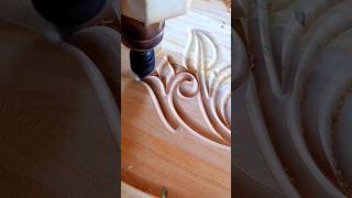 HighSpeed CNC wood carving idea ✅ shorts [upl. by Enelyw103]