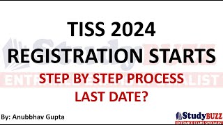 TISS 2024 Registration Starts Cutoffs  Important Dates  Complete Procedure [upl. by Valdas]