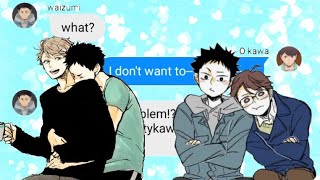 Iwaoi part 5✨Iwaoi Fluff✨ haikyuu text [upl. by Llib]