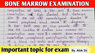 bone marrow examination  bone marrow examination pathology  bone marrow examination hematology [upl. by Eanal]