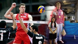 Dmitriy Muserskiy 218cm  VOLLEYBALL GIANT [upl. by Terb]