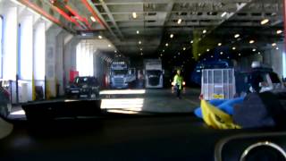 Driving aboard the Stena Horizon [upl. by Aivad]