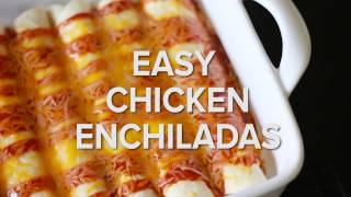 Easy Make Ahead Chicken Enchiladas [upl. by King637]