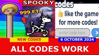 ALL CODES WORK Halloween Event Every Second Your Neck Grows ROBLOX  NEW CODES  OCTOBER 6 2024 [upl. by Erdnoed]