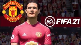 FIFA 21 Edinson Cavani Manchester United Goals Compilation Part 1  Featuring Relaxing Music [upl. by Raval558]