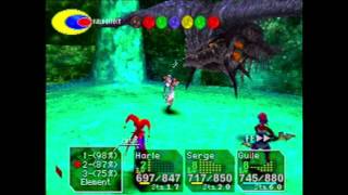 Chrono Cross  Harle amp Friends VS TimeDevourer  Dragon God [upl. by Aitercul272]