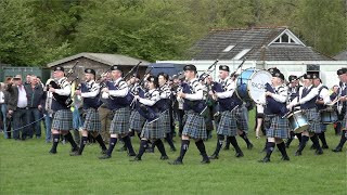 Ross amp Cromarty Pipes amp Drums School 4th in Grade 2 at Banchory 2023 North of Scotland Championship [upl. by Neibart700]