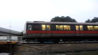 SMRT North South Line  Evening Peak Action 180914 [upl. by Yznyl]