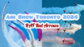 RAF Red Arrows 75th Canadian International Air Show Toronto 2024 [upl. by Jaquelyn932]