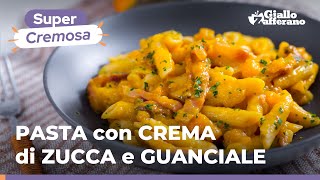 PASTA con CREMA di ZUCCA e GUANCIALE la COPPIA PERFETTA😍🎃🧡🥓 [upl. by Rugg]