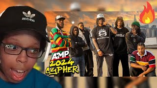 MUSICIAN Reacts to AMP FRESHMAN CYPHER 2024  w YannaPaints [upl. by Cheri830]