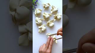 Tricky Dumplings Folding dumplings shorts viral food [upl. by Kazmirci175]