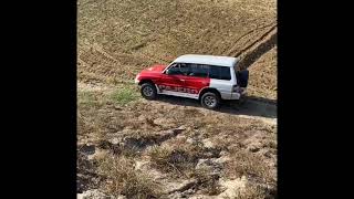 pajero sfx power test 4x4 climb snow hilly sand pajero [upl. by Reinold647]