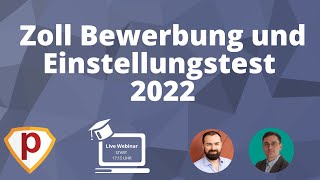 Zoll Bewerbung und Einstellungstest 2025  Live Webinar Wichtige Fragen [upl. by Jasen664]