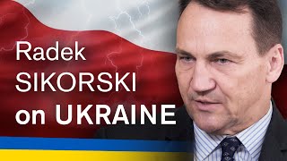 Ukraine and Poland interview with minister Radek Sikorski in Kyiv [upl. by Berthe]