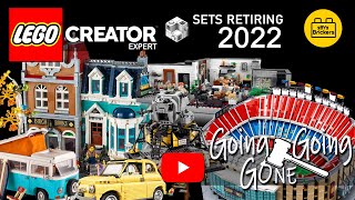 LEGO Creator Expert sets Retiring in 2022 Going Going Gone [upl. by Ellimaj]