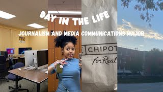 Day in the Life of a Journalism and Media Communications Major  Tiaira [upl. by Elleunamme]