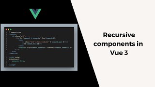 Recursive Vue 3 component  Component inside the same Component  Tree data structure rendering [upl. by Assirehc]