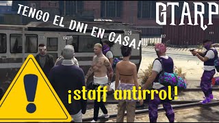 ¿Cuantos antirroles ves aqui Son staff GTARP [upl. by Atnohs]