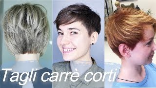 💞 20 idee bellissime per tagli carrè corti 💞 [upl. by Ring]