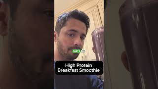 High Protein Breakfast Smoothie Lose Weight for Christmas [upl. by Garda]