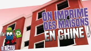 Maisons Imprimées  La Chine Révolutionne le Monde Du Bâtiment [upl. by Otanod191]