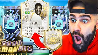 I PACKED PELE In 92 Icon Pack On My RTG FIFA 22 Ultimate Team [upl. by Mosier342]