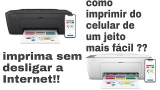 Como conectar a impressora HP 2776 2774 no celular rapido e simples SEM DESLIGAR A INTERNET [upl. by Kcyrred53]