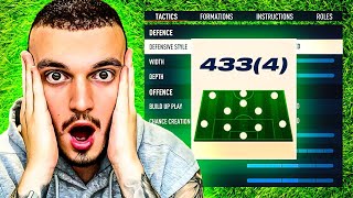 433 is META 🔥 FC24 Best Pro 4334 Custom Tactics ✅ [upl. by Cyd]