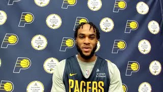 Oshae Brissett on signing with the Pacers [upl. by Hinch]