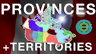 CANADA Provinces  Territories explained Geography Now [upl. by Ernestine86]