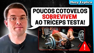 DOR NO COTOVELO AO FAZER TREINO DE TRÍCEPS  Muzy Explica [upl. by Rothmuller]