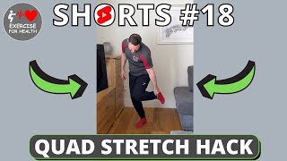 Quad stretch with poor knee mobility shorts [upl. by Lorelie]